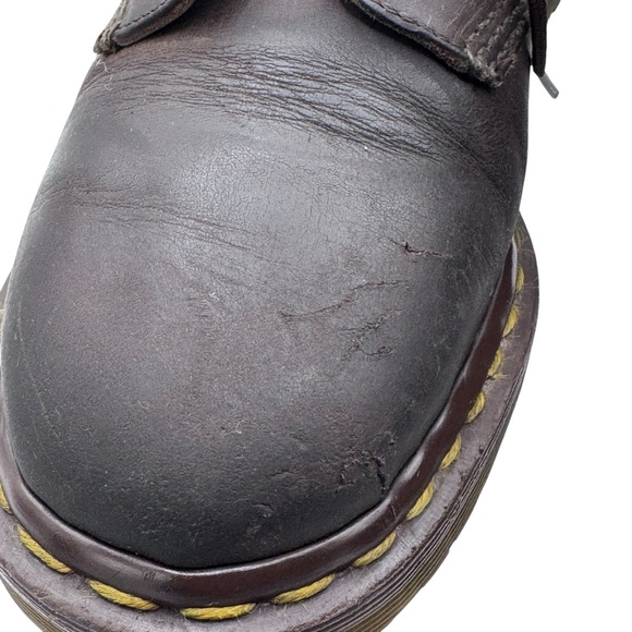 Dr. Martens *Made in England* Style #8053 Dark Brown Leather Oxfords - Size 10.5
